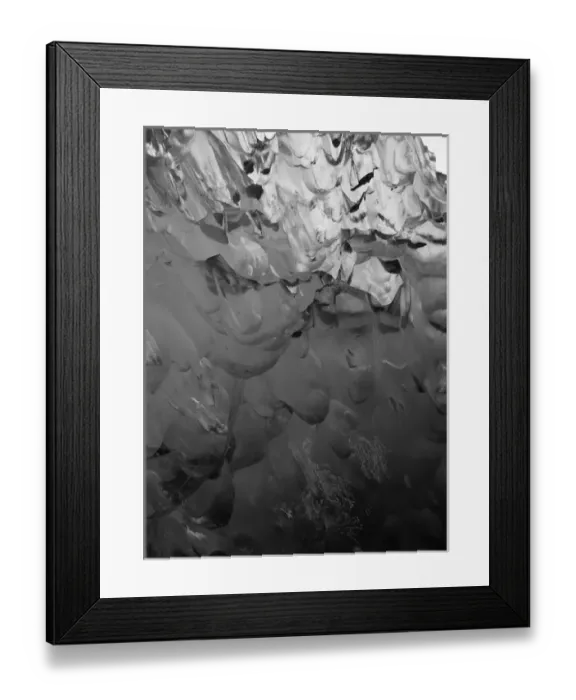 Framed Print : USA, Southest Alaska, View of blue pattern stranded iceberg with Tracy Arm Framed Print : USA, Southest Alaska, View of blue pattern stranded iceberg with Tracy Arm