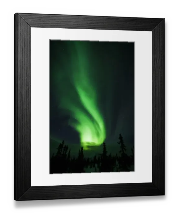 Framed Print : USA; Alaska; Northern Lights in the Alaska Sky Framed Print : USA; Alaska; Northern Lights in the Alaska Sky