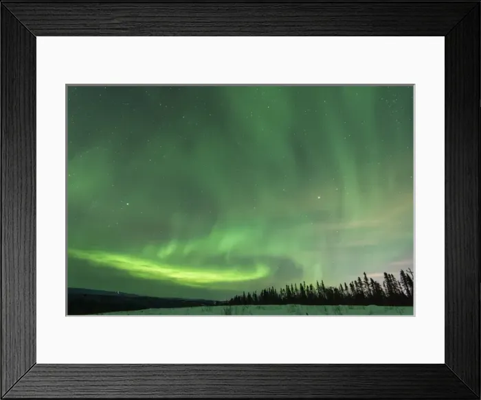 Framed Print : US, AK, Fairbanks. Aurora borealis light display Framed Print : US, AK, Fairbanks. Aurora borealis light display