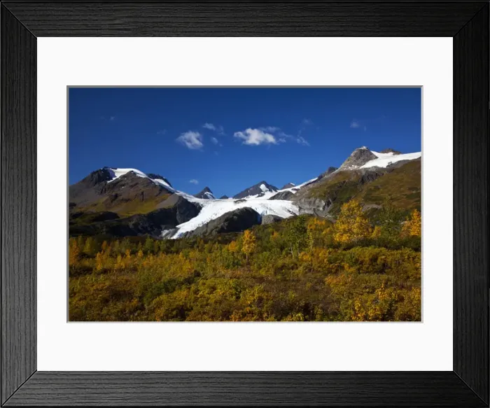 Framed Print : North America; USA; Alaska; Ice Flows of the Worthington Glacier Framed Print : North America; USA; Alaska; Ice Flows of the Worthington Glacier