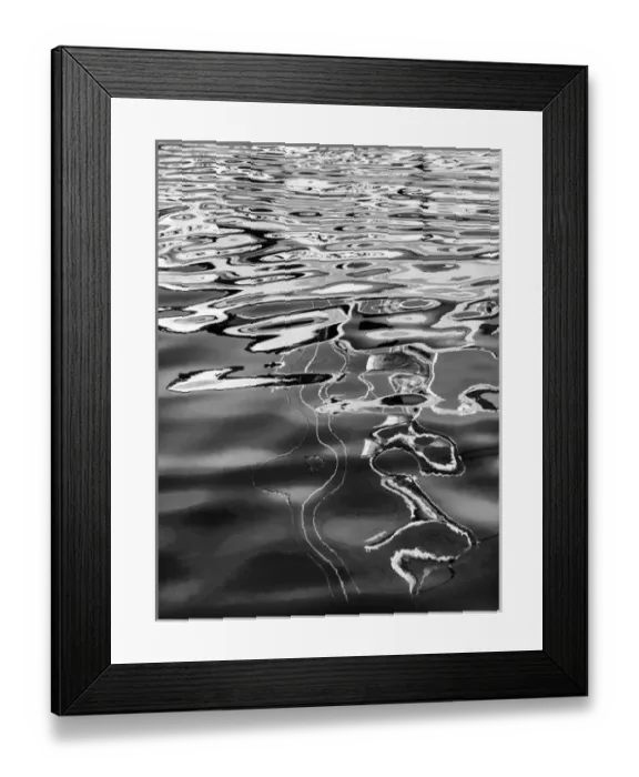 Framed Print : USA, California, San Diego, Abstract boat reflection in Americas Cup Harbor Framed Print : USA, California, San Diego, Abstract boat reflection in Americas Cup Harbor