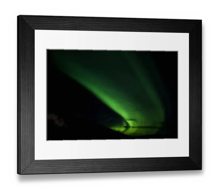 Framed Print : North America; USA; Alaska; Fairbanks; Northern Light Near China Hot Springs