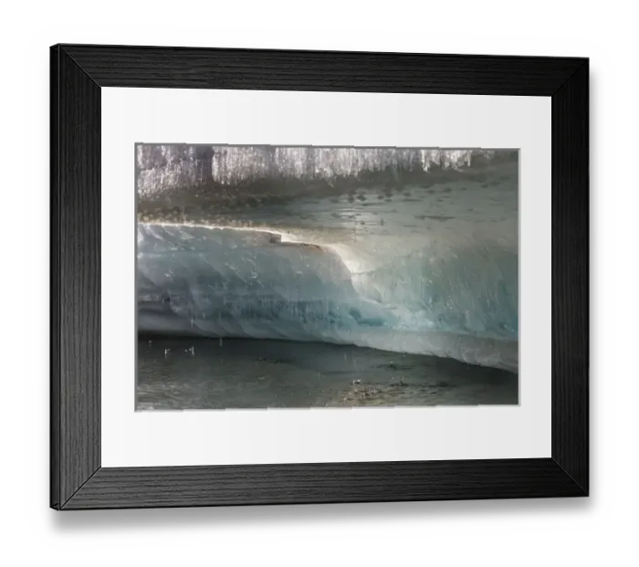 Framed Print : Ice formation. Along Kongakut River. Arctic National Wildlife Refuge. Alaska