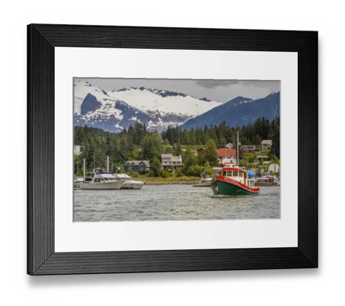 Framed Print : Juneau. Alaska