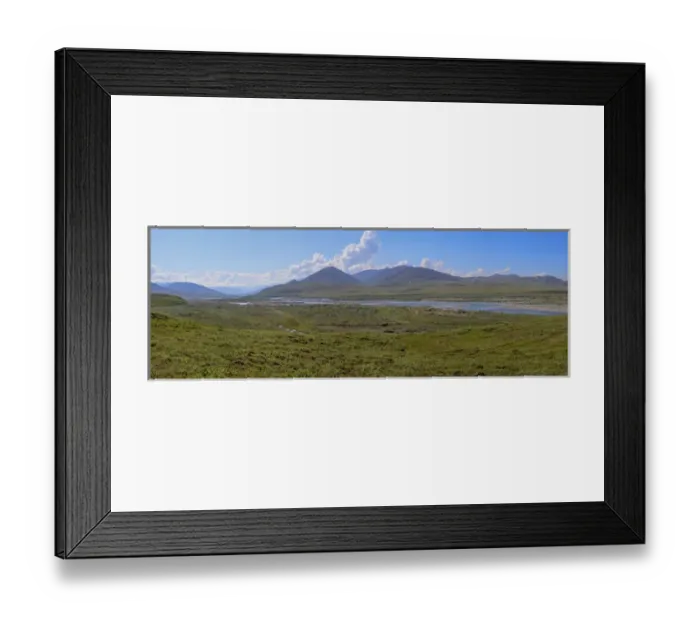 Framed Print : Panorama. Along Kongakut River. Arctic National Wildlife Refuge. Alaska