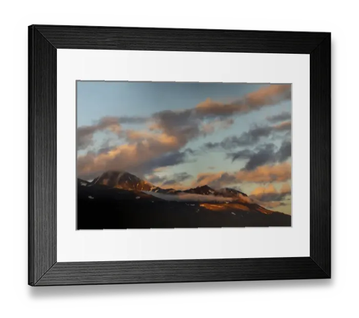 Framed Print : North America; USA; Alaska; Thompson Pass; Evening Light on the Mountain of Thompson Pass Framed Print : North America; USA; Alaska; Thompson Pass; Evening Light on the Mountain of Thompson Pass