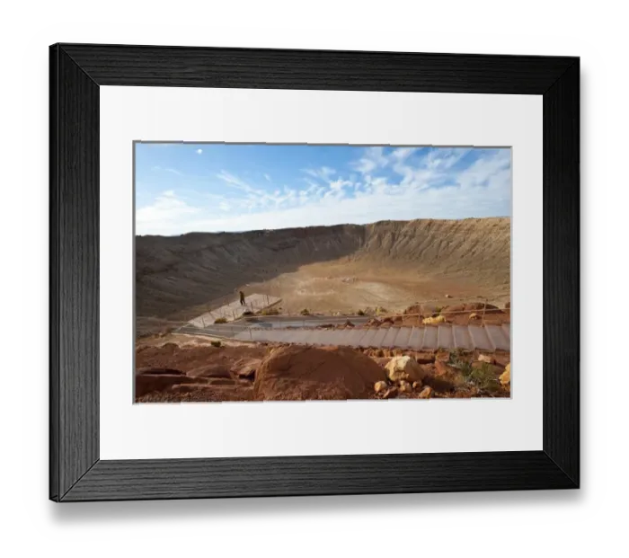 Framed Print : North America, USA, Meteor Crater near Winslow, Arizona Framed Print : North America, USA, Meteor Crater near Winslow, Arizona