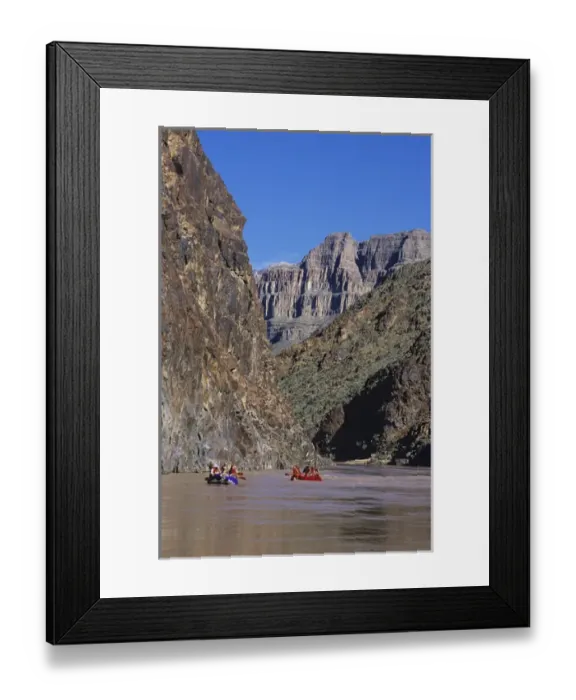 Framed Print : Rafters on Lower Grand Canyon. (Between Diamond and Lake Mead), Arizona (Mode Released) Framed Print : Rafters on Lower Grand Canyon. (Between Diamond and Lake Mead), Arizona (Mode Released)