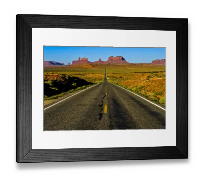 Framed Print : USA, Arizona, Mounment Valley, Highway View Framed Print : USA, Arizona, Mounment Valley, Highway View