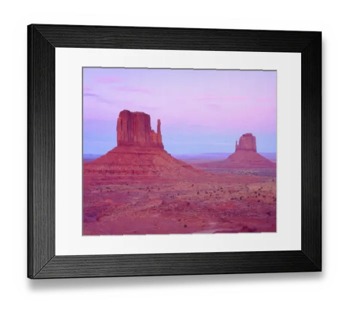 Framed Print : USA; Arizona; Arizona; The Mittens Sandstone formations in Monument Valley Framed Print : USA; Arizona; Arizona; The Mittens Sandstone formations in Monument Valley