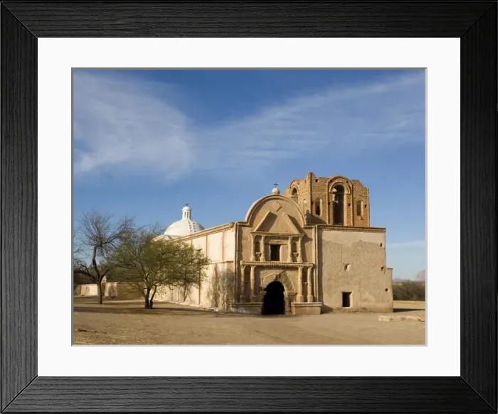 Framed Print : USA, Arizona, Tumacacori, Tumacacori National Historic Park