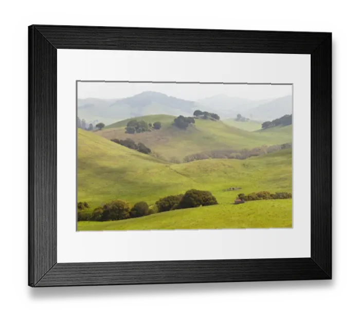Framed Print : USA, California, Olema. Landscape of farm fields Framed Print : USA, California, Olema. Landscape of farm fields