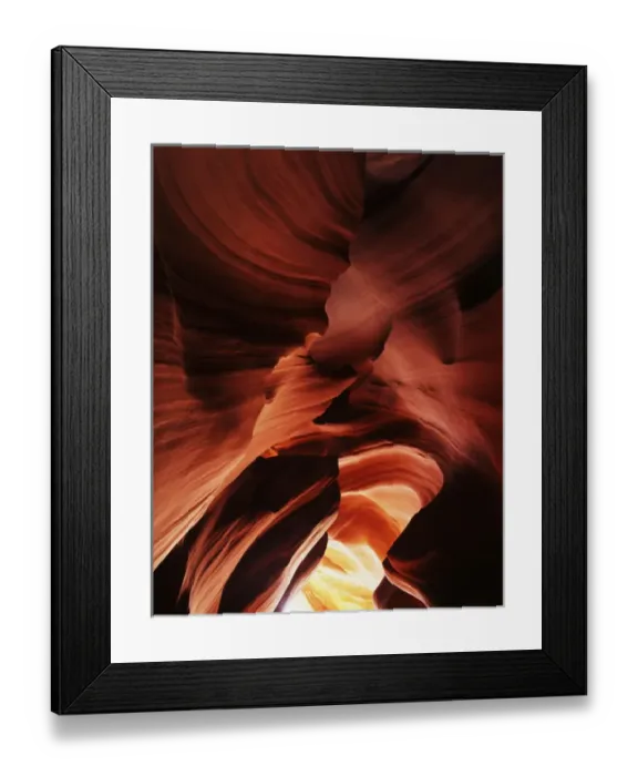 Framed Print : USA, Arizona, Page, , View of Antelope Canyon with sunlight Framed Print : USA, Arizona, Page, , View of Antelope Canyon with sunlight