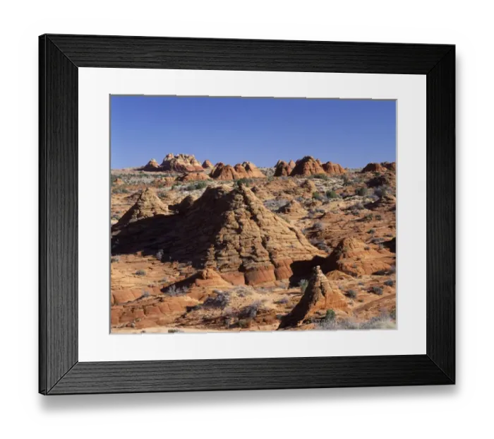 Framed Print : USA, Arizona, Sandstone formations at Paria Canyon Framed Print : USA, Arizona, Sandstone formations at Paria Canyon