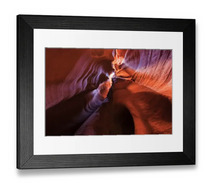 Framed Print : USA, Arizona, Canyon X. Formation in eroded sandstone rock Framed Print : USA, Arizona, Canyon X. Formation in eroded sandstone rock