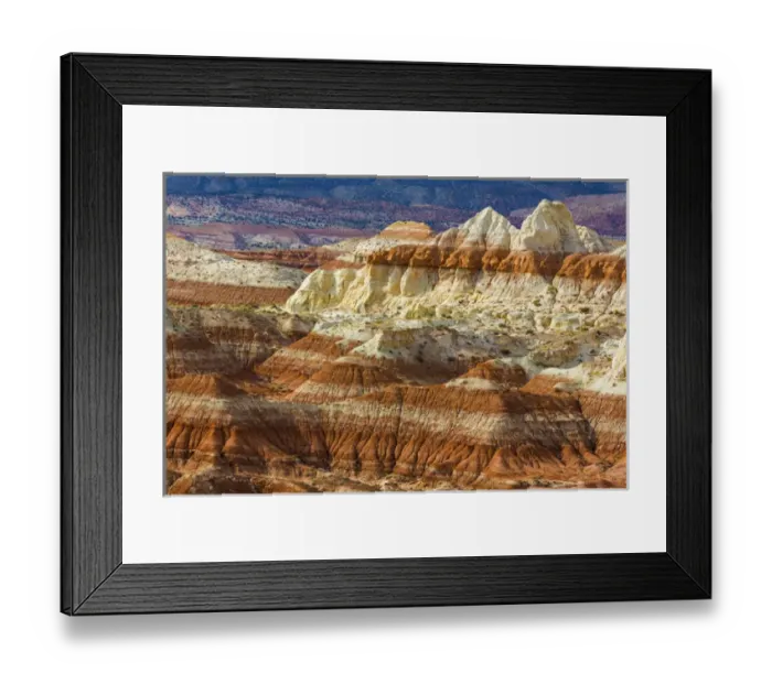 Framed Print : USA, Arizona. A desert area called Toad Stools