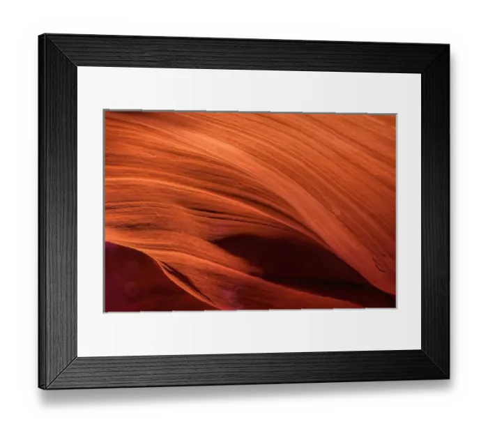Framed Print : USA, Arizona, Paige. Rock patterns in Antelope Canyon