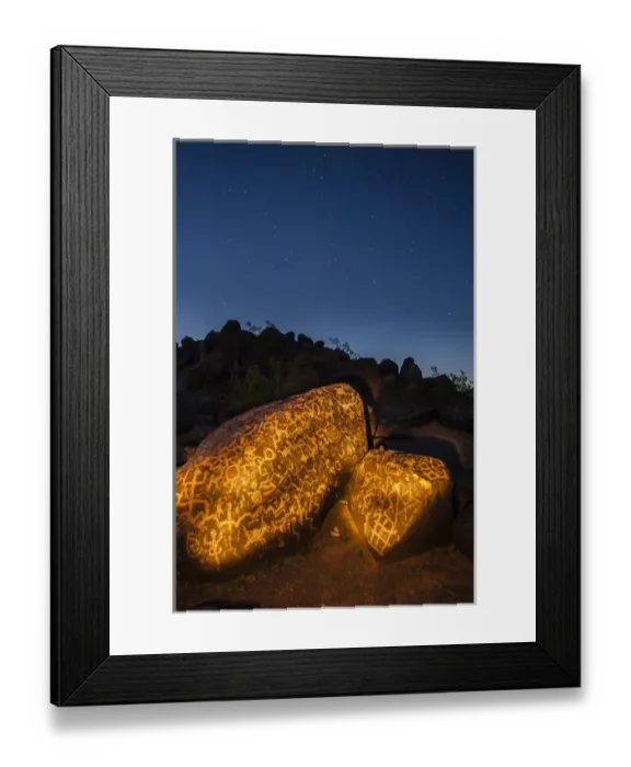 Framed Print : USA, Arizona, Painted Rock Petroglyph Site. Rocks covered with petroglyphs. Credit as Framed Print : USA, Arizona, Painted Rock Petroglyph Site. Rocks covered with petroglyphs. Credit as