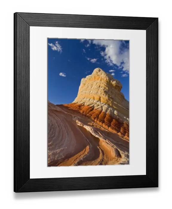 Framed Print : Sandstone formations at the White Pocket in the Vermillion Cliffs National Monument Framed Print : Sandstone formations at the White Pocket in the Vermillion Cliffs National Monument