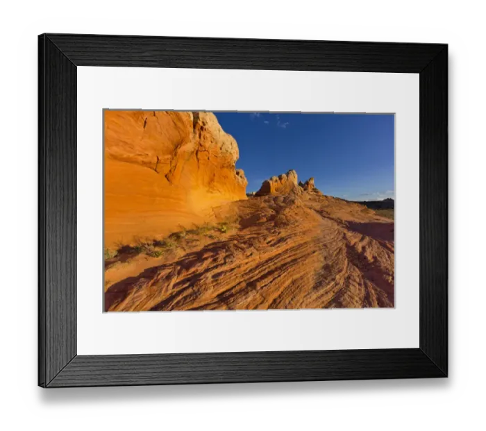 Framed Print : Sandstone formations at the White Pocket in the Vermillion Cliffs National Monument Framed Print : Sandstone formations at the White Pocket in the Vermillion Cliffs National Monument
