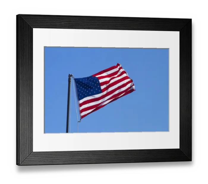 Framed Print : American flag, USA Framed Print : American flag, USA