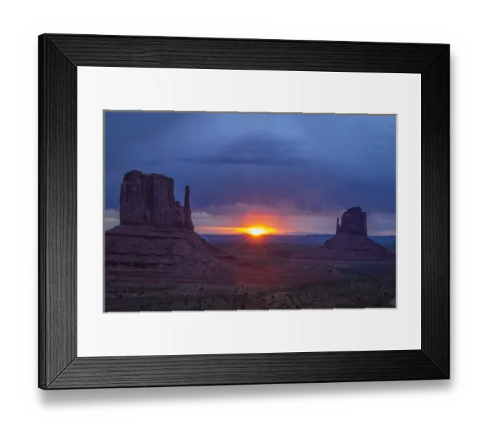 Framed Print : The famous red rock Mittens in Monument Valley Tribal Park of the Navajo Nation, AZ Framed Print : The famous red rock Mittens in Monument Valley Tribal Park of the Navajo Nation, AZ