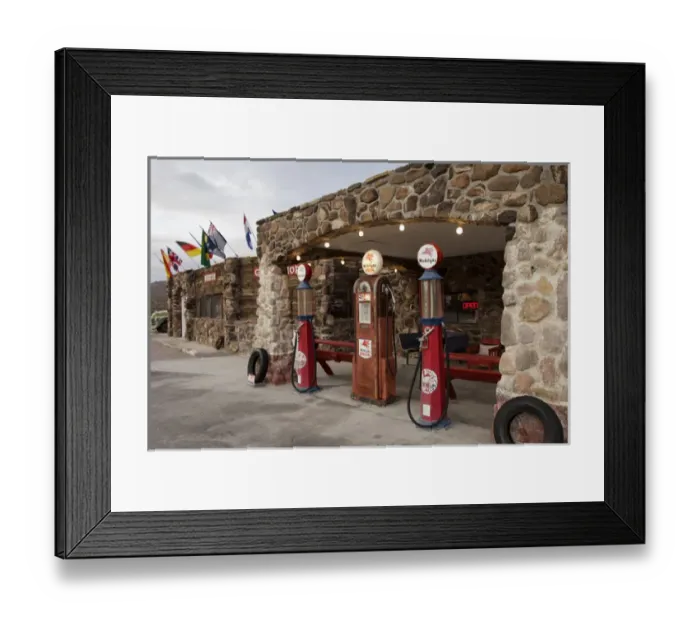 Framed Print : Cool Springs, Arizona, United States. Route 66