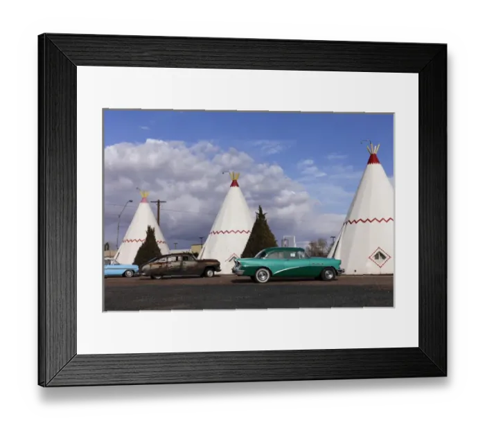 Framed Print : Holbrook, Arizona, United States. Route 66