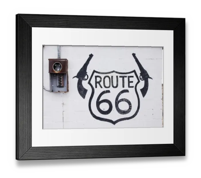 Framed Print : Two Guns, Arizona, United States. Route 66