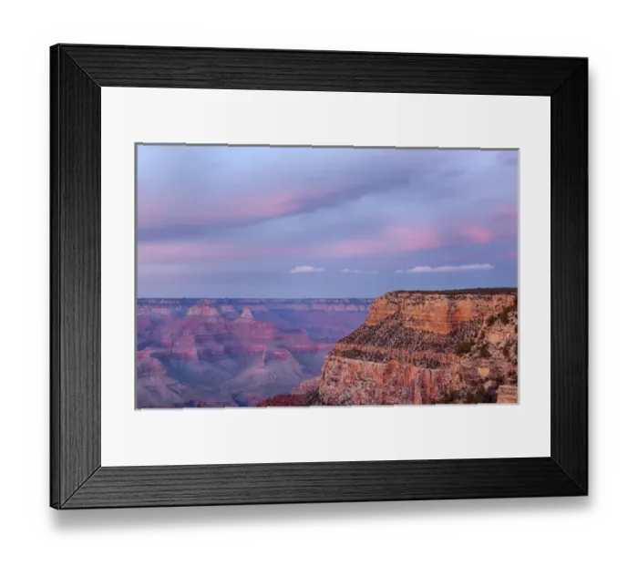 Framed Print : Arizona, Grand Canyon National Park, South Rim, Sunset