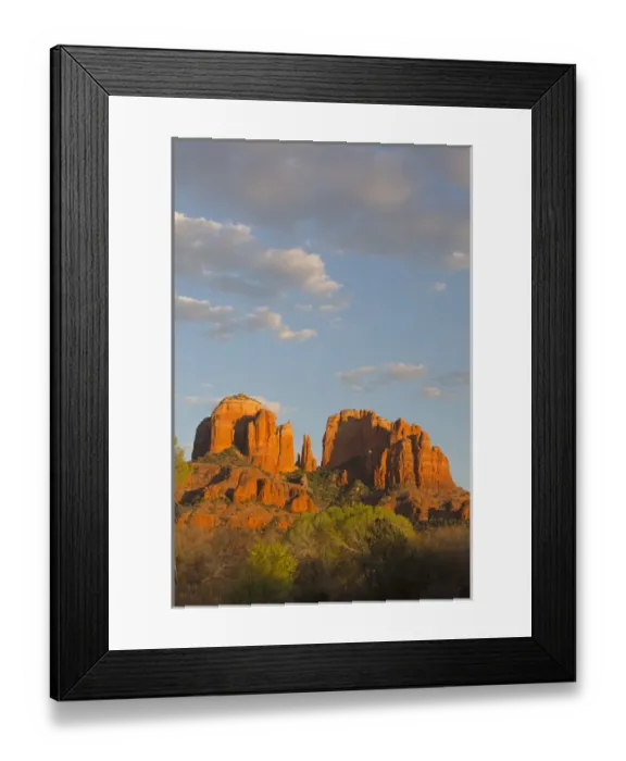 Framed Print : AZ, Arizona, Sedona, Crescent Moon Recreation Area, Red Rock Crossing; Cathedral Rock Framed Print : AZ, Arizona, Sedona, Crescent Moon Recreation Area, Red Rock Crossing; Cathedral Rock