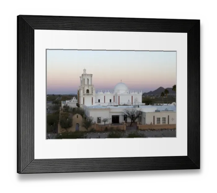 Framed Print : USA, Arizona. Mission San Xavier del Bac, a historic Spanish Catholic mission located Framed Print : USA, Arizona. Mission San Xavier del Bac, a historic Spanish Catholic mission located