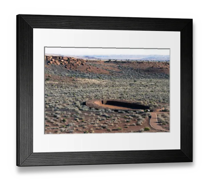Framed Print : USA, Arizona. Native American ruins at Wupatki National Monument, located in north-central Arizona