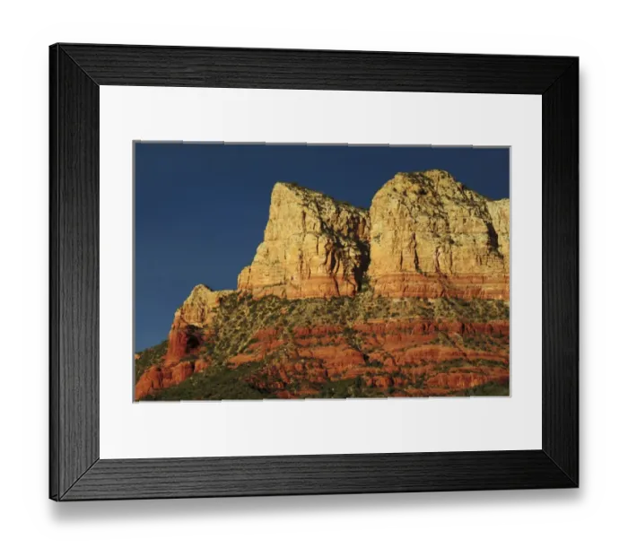 Framed Print : Court House Butte at Sunset: Sedona, Arizona, USA Framed Print : Court House Butte at Sunset: Sedona, Arizona, USA