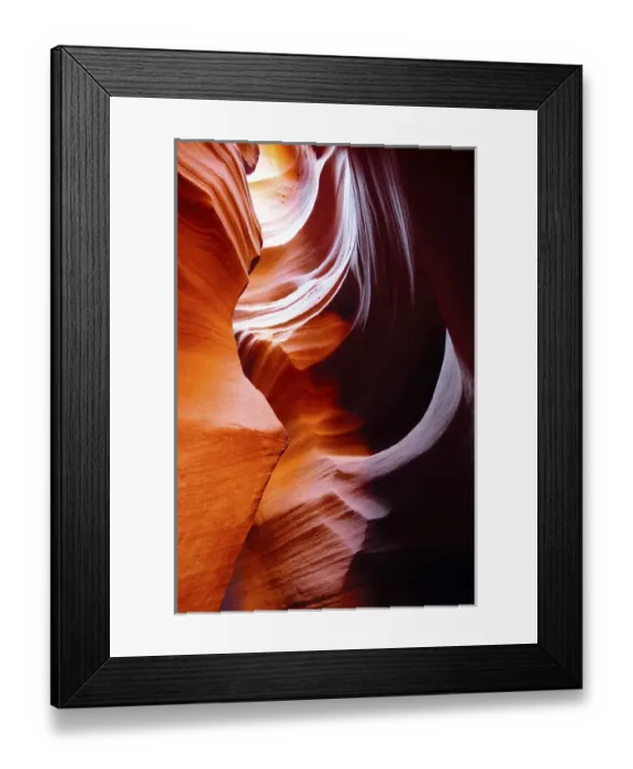 Framed Print : Light Reflections and Swirls in Secret Canyon, Page, Arizona; USA Framed Print : Light Reflections and Swirls in Secret Canyon, Page, Arizona; USA