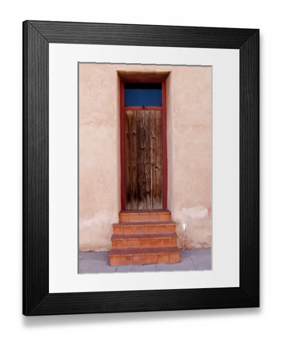 Framed Print : USA, Arizona, Tucson, Barrio Vijo Door Framed Print : USA, Arizona, Tucson, Barrio Vijo Door