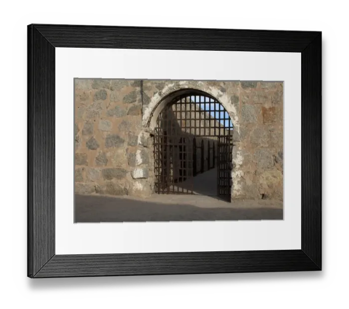 Framed Print : USA, Arizona, Yuma, Yuma Teritorial Prision State Historic Park