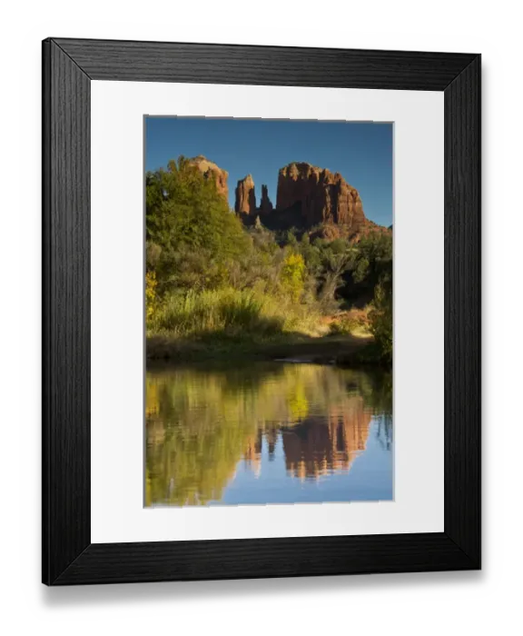 Framed Print : sunset; reflections; Oak Crek; Cathedral Rock; Red Rock Crossing; Crescent Moon Recreation Framed Print : sunset; reflections; Oak Crek; Cathedral Rock; Red Rock Crossing; Crescent Moon Recreation