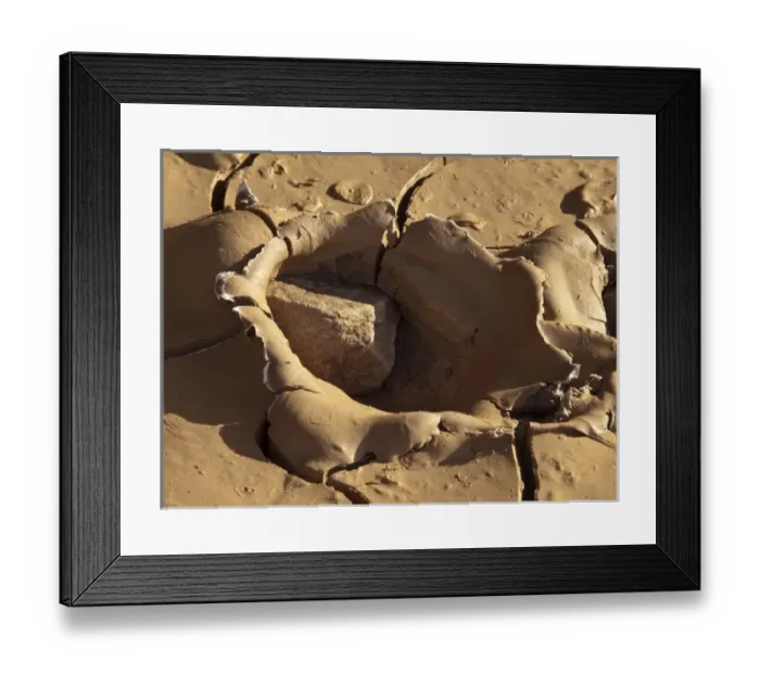 Framed Print : USA, California, Death Valley National Park, Close-up image of dried mud Framed Print : USA, California, Death Valley National Park, Close-up image of dried mud