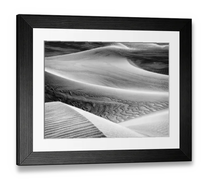 Framed Print : USA, California, Death Valley National Park, Close-up view of Mesquite Flat Dunes
