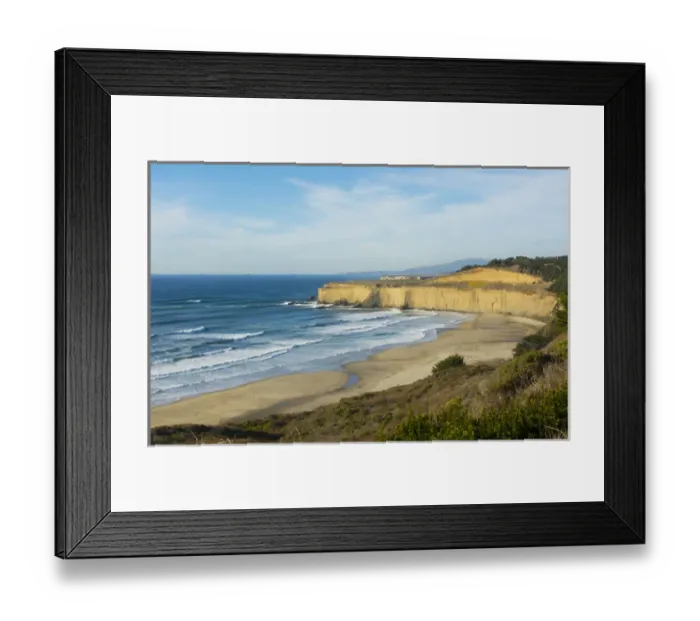 Framed Print : Pacific Coast Highway #1 California below Pebble Beach near Carmel beautiful cliffs Framed Print : Pacific Coast Highway #1 California below Pebble Beach near Carmel beautiful cliffs