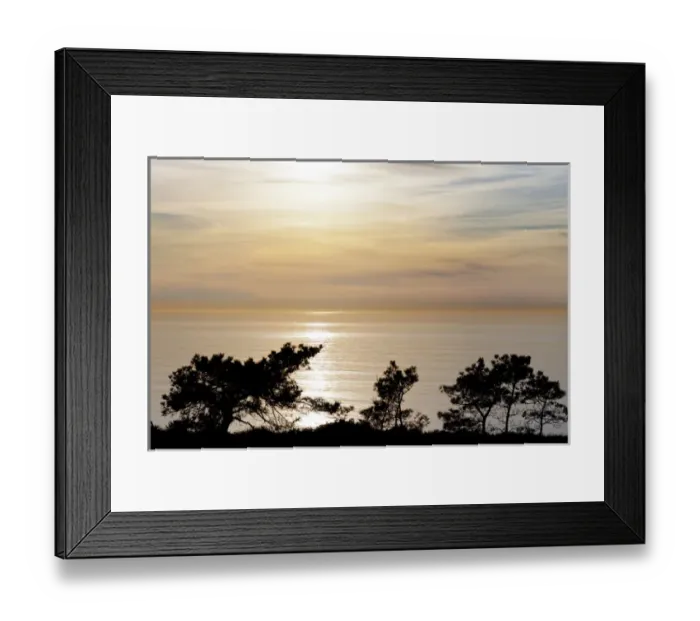 Framed Print : USA, California, La Jolla. Sunset on ocean