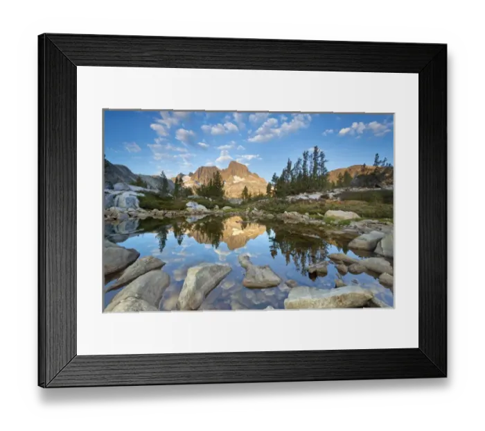 Framed Print : USA, California, Inyo National Forest. Rocky shore of Garnet Lake Framed Print : USA, California, Inyo National Forest. Rocky shore of Garnet Lake