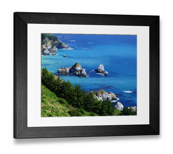 Framed Print : USA, California, Central California Coast Framed Print : USA, California, Central California Coast