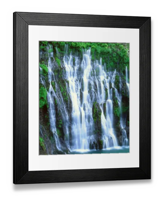 Framed Print : USA, California, McArthur-Burney Falls State Park, Burney Falls