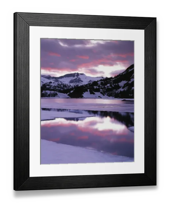 Framed Print : CTF-342. USA, California, Sierra Nevada Mountains