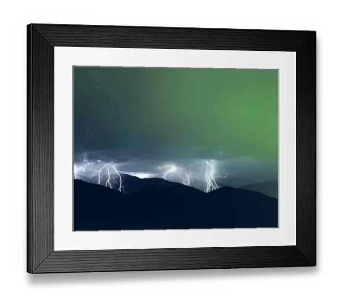 Framed Print : USA, California, San Diego, Lightning over Mt Miguel Framed Print : USA, California, San Diego, Lightning over Mt Miguel