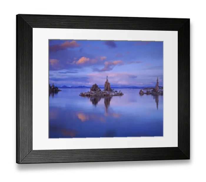 Framed Print : USA; California; Sierra Nevada Mountains. Tufa Formations on Mono Lake Framed Print : USA; California; Sierra Nevada Mountains. Tufa Formations on Mono Lake