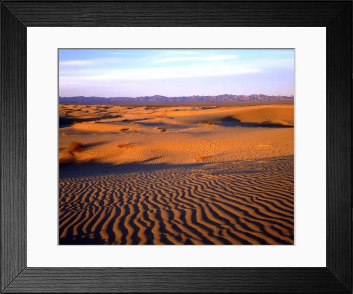 Framed Print : USA; California; USA; California; USA; California; USA; California; Glamis Sand Dunes