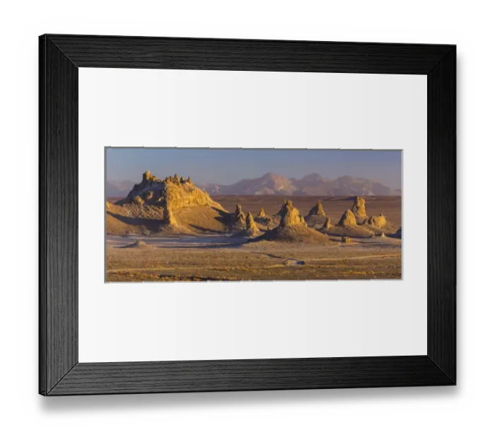 Framed Print : USA, California. Sunset on Trona Pinnacles Framed Print : USA, California. Sunset on Trona Pinnacles
